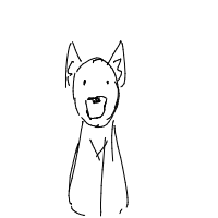 dog drawing by guest-r5x4vi6e9 in Artbitrator