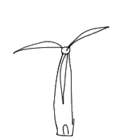 wind turbine drawing by newaccount in Artbitrator
