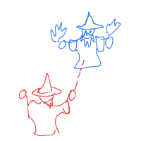 wizard duel drawing by guest-98fbu57rq in Artbitrator