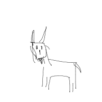 mountain goat drawing by player-e0mg8oisr in Artbitrator