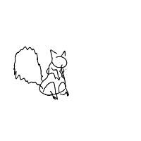 squirrel drawing by guest-a032jp6uv in Artbitrator