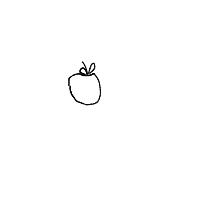 apple drawing by Adam in Artbitrator