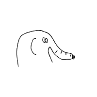 elephant drawing by hitc_admin in Artbitrator