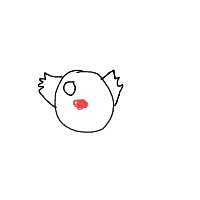 clown drawing by adzwinz in Artbitrator