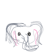 elephant drawing by guest-g6707vlk0 in Artbitrator