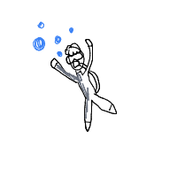 deep sea diver drawing by ivil in Artbitrator