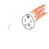 meteor drawing by guest-8gbxzsgjj in Artbitrator
