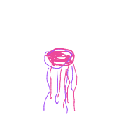 jellyfish drawing by emmealia in Artbitrator