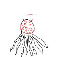 kraken attack drawing by guest-l8g6h2tct in Artbitrator