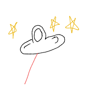 spaceship drawing by guest-e6r1yed1b in Artbitrator