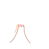 volcano eruption drawing by guest-e6r1yed1b in Artbitrator