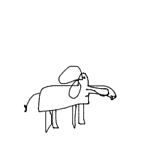 elephant drawing by guest-34vur0iwh in Artbitrator