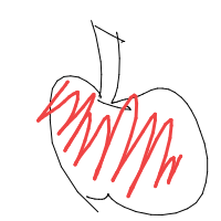 apple drawing by guest-ew6uqopx4 in Artbitrator