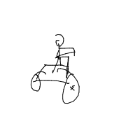 bicycle drawing by player-o8qhamvxs in Artbitrator