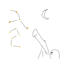 constellation drawing by guest-rgdfkm094 in Artbitrator