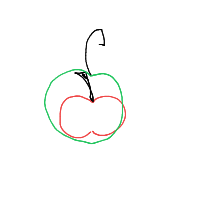 apple drawing by dalinar in Artbitrator
