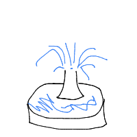 fountain drawing by dalinar in Artbitrator