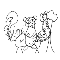 squirrel drawing by guest-c2cdbr9qj in Artbitrator