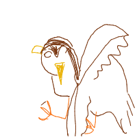 eagle drawing by johnpork in Artbitrator