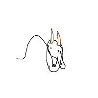 mountain goat drawing by johnpork in Artbitrator