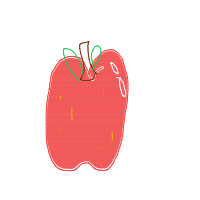 apple drawing by johnpork in Artbitrator