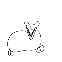badger drawing by guest-c2cdbr9qj in Artbitrator