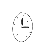 clock drawing by johnpork in Artbitrator