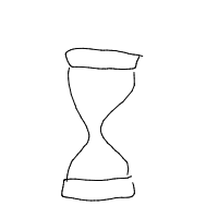 hourglass drawing by johnpork in Artbitrator