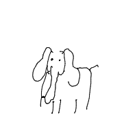 elephant drawing by nyunyo in Artbitrator
