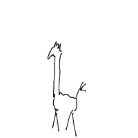 giraffe drawing by nyunyo in Artbitrator