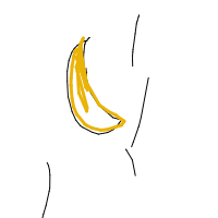 banana drawing by player-qi35mwpgp in Artbitrator