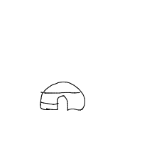 igloo drawing by nikoq in Artbitrator