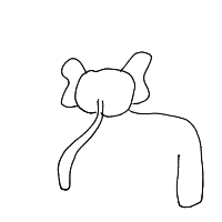 elephant drawing by guest-5t0w37m7g in Artbitrator