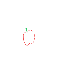 apple drawing by tugrrganm in Artbitrator