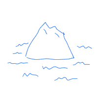 iceberg drawing by meowmeow63 in Artbitrator