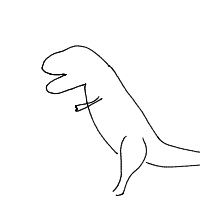 dinosaur drawing by catt in Artbitrator