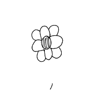 flower drawing by catt in Artbitrator