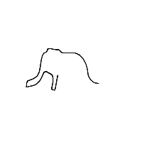 elephant drawing by moneda in Artbitrator