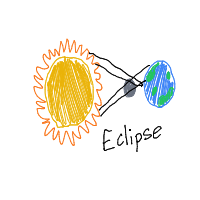 eclipse drawing by ichikawaemmie12 in Artbitrator
