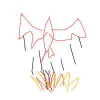 phoenix rising drawing by charli3 in Artbitrator