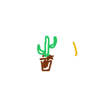 cactus drawing by kashmirr_kccj in Artbitrator