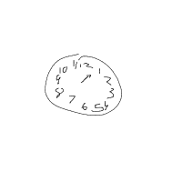clock drawing by reflex409 in Artbitrator