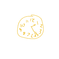 clock drawing by reflex409 in Artbitrator
