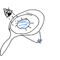 magnifying glass drawing by nhoj in Artbitrator