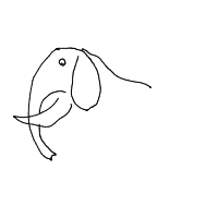 elephant drawing by guest-0j7nrrjdo in Artbitrator
