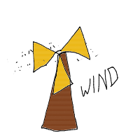 windmill drawing by gabune in Artbitrator