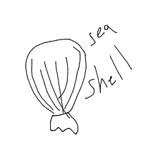seashell drawing by gabune in Artbitrator