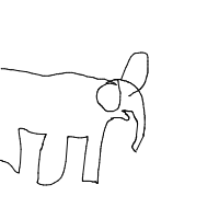 elephant drawing by guest-mwb8pg9us in Artbitrator