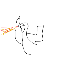 dragon drawing by vcoa in Artbitrator