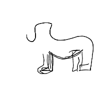 elephant drawing by cmcosmin in Artbitrator